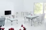 Konzolový stolek MODERN BAROCCO 140 CM bílý Konzolový stolek MODERN BAROCCO 140 CM bílý