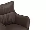 2SET jídelní židle VOGUE hnědá/černá umělá kůže otočná 2SET jídelní židle VOGUE hnědá/černá umělá kůže otočná