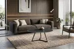 Konferenční stolek MARVELOUS ANTRACIT 90 CM keramika