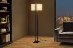 Stojací lampa COLLEEN 160 CM bílá/černá Stojací lampa COLLEEN 160 CM bílá/černá