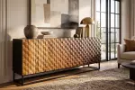 Komoda SHADES 3D 180 CM vícebarevná masiv mango