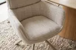 2SET jídelní židle UNIQUE béžová/šampaňsko béžová otočná 2SET jídelní židle UNIQUE béžová/šampaňsko béžová otočná