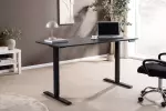 Výškově nastavitelný psací stůl BLACK DESK 140 CM Výškově nastavitelný psací stůl BLACK DESK 140 CM