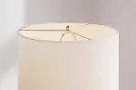 Stolní lampa ELEGANCIA 70 CM bílá/černá keramika Stolní lampa ELEGANCIA 70 CM bílá/černá keramika