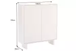 Vysoká komoda SAVOY 3D 130 CM bílá/mramor Vysoká komoda SAVOY 3D 130 CM bílá/mramor