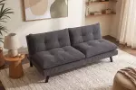 Rozkládací pohovka COCOONING 190 CM šedá manšetr Rozkládací pohovka COCOONING 190 CM šedá manšetr