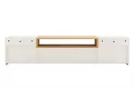 Závěsný televizní stolek LOFT 160 CM bílá/dub Závěsný televizní stolek LOFT 160 CM bílá/dub