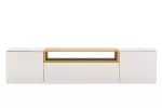 Závěsný televizní stolek LOFT 160 CM bílá/dub Závěsný televizní stolek LOFT 160 CM bílá/dub