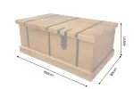 Barový stolek BODEGA 100 CM medový masiv mango