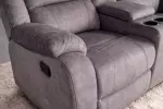 2SET televizní křeslo HOLLYWOOD šedé samet 2SET televizní křeslo HOLLYWOOD šedé samet
