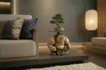 Odkládací stolek SUMO 30 CM béžový Odkládací stolek SUMO 30 CM béžový
