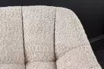 2SET jídelní židle PAPILLON béžová bouclé otočná 2SET jídelní židle PAPILLON béžová bouclé otočná
