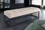 Lavice PETIT BEAUTE 110 CM greige šampaňská colin bouclé Lavice PETIT BEAUTE 110 CM greige šampaňská colin bouclé