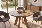 Kulatý jídelní stůl ART WOOD 100 CM masiv mango Kulatý jídelní stůl ART WOOD 100 CM masiv mango