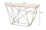 Konzolový stolek DIAMOND 120 CM masiv mango Konzolový stolek DIAMOND 120 CM masiv mango