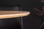 Kulatý jídelní stůl ATELIER II 120 CM přírodní/černá dubová dýha Kulatý jídelní stůl ATELIER II 120 CM přírodní/černá dubová dýha