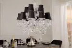 Sada 15 stínidel CHANDELIER černá Sada 15 stínidel CHANDELIER černá
