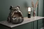 Dekorační mísa BULLDOG 30 CM bronzová Dekorační mísa BULLDOG 30 CM bronzová