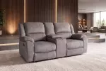 2SET televizní křeslo HOLLYWOOD šedé samet 2SET televizní křeslo HOLLYWOOD šedé samet