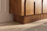 Komoda ARCADIA 3D 160 CM medová masiv mango