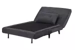 Rozkládací křeslo SMART MULTIFUNCTION 100 CM šedá manšestr Rozkládací křeslo SMART MULTIFUNCTION 100 CM šedá manšestr