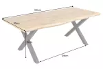 Jídelní stůl WILD 180 CM vzhled divoký dub Jídelní stůl WILD 180 CM vzhled divoký dub