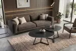 Konferenční stolek MARVELOUS ANTRACIT 90 CM keramika