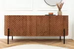 Komoda ADLON II 3D 180 CM hnědá masiv mango Komoda ADLON II 3D 180 CM hnědá masiv mango