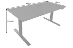 Výškově nastavitelný psací stůl BLACK DESK 140 CM Výškově nastavitelný psací stůl BLACK DESK 140 CM
