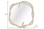 Nástěnné zrcadlo WILDLIFE SNAKE XL 85 CM zlatá Nástěnné zrcadlo WILDLIFE SNAKE XL 85 CM zlatá