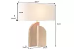 Stolní lampa LOVERS 60 CM masiv saman/colin bouclé Stolní lampa LOVERS 60 CM masiv saman/colin bouclé