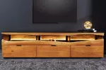 Televizní stolek GRAND s LED osvětlením 180 CM masiv akácie