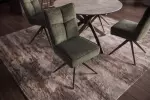 Jídelní židle LUGANO otočná 360° zelená/černá samet Jídelní židle LUGANO otočná 360° zelená/černá samet