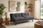 Rozkládací pohovka COCOONING 190 CM šedá manšetr Rozkládací pohovka COCOONING 190 CM šedá manšetr