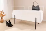 Lavice LOFT 100 CM s úložným prostorem bílá colin bouclé Lavice LOFT 100 CM s úložným prostorem bílá colin bouclé
