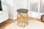 Odkládací stolek LIQUID GEOMETRIE 50 CM zlatý Odkládací stolek LIQUID GEOMETRIE 50 CM zlatý