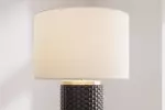 Stolní lampa ELEGANCIA 70 CM bílá/černá keramika Stolní lampa ELEGANCIA 70 CM bílá/černá keramika