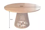 Kulatý jídelní stůl MAISON JADE 120 CM masiv akácie Kulatý jídelní stůl MAISON JADE 120 CM masiv akácie