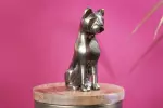 Dóza PANTHER 20 CM zlatá masiv mango Dóza PANTHER 20 CM zlatá masiv mango