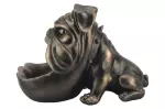 Dekorační mísa BULLDOG 30 CM bronzová Dekorační mísa BULLDOG 30 CM bronzová