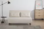 Rozkládací pohovka SMART MULTIFUNCTION 140 CM béžová manšestr Rozkládací pohovka SMART MULTIFUNCTION 140 CM béžová manšestr