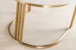 2SET židle EXTRAVAGANCIA béžová/zlatá manšestr 2SET židle EXTRAVAGANCIA béžová/zlatá manšestr