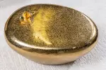 Konferenční stolek STONE 75 CM zlatý Konferenční stolek STONE 75 CM zlatý