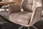2SET jídelní židle CONCORD otočná 180° šampaňská greige samet 2SET jídelní židle CONCORD otočná 180° šampaňská greige samet