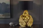 Stolní lampa KING APE 55 CM černá/zlatá Stolní lampa KING APE 55 CM černá/zlatá