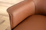 2SET jídelní židle LE GRAND 180° koňakově hnědá/černá pravá kůže/texturovaná tkanina 2SET jídelní židle LE GRAND 180° koňakově hnědá/černá pravá kůže/texturovaná tkanina
