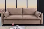 Rozkládací pohovka APARTMENT 3M 215 CM taupe manšestr Rozkládací pohovka APARTMENT 3M 215 CM taupe manšestr