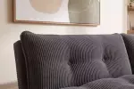 Rozkládací pohovka COCOONING 190 CM šedá manšetr Rozkládací pohovka COCOONING 190 CM šedá manšetr