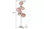 Stojací lampa LIQUID DIAMOND 170 CM měděná Stojací lampa LIQUID DIAMOND 170 CM měděná
