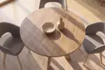 Kulatý jídelní stůl ART WOOD 100 CM masiv mango Kulatý jídelní stůl ART WOOD 100 CM masiv mango